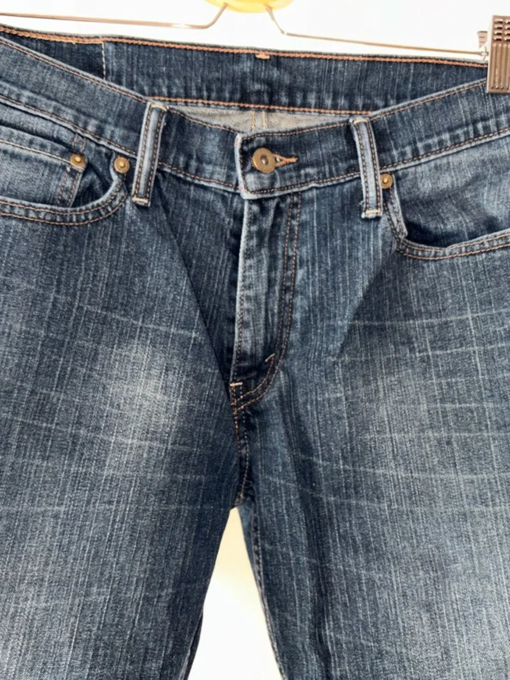 Levi’s 514 Straight Fit Jeans Dark Wash Denim 33x32 Like New Condition